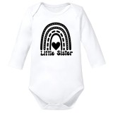 Body bebe alb bumbac big sister surori mesaj amuzant marimea 74