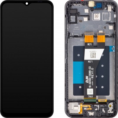 Display cu Touchscreen Samsung Galaxy A14 5G A146, cu Rama, Versiune Europa, Negru, Service Pack GH81-23315A foto
