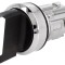 Comutator rotativ 22mm IP67 albă