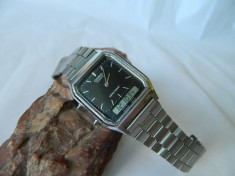 Ceas CASIO clasic , model retro , cu alarma si calendar cod C13 foto