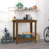 VidaXL Banc de lucru, maro miere, 80x50x80 cm, lemn masiv pin 822499