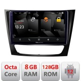 Navigatie Android Mercedes W211 W219 cu ecran 2K QLED, 8GB RAM si 128GB
