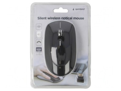 Mouse Optic Negru USB-C Fără Fir 10m 4 Butoane foto