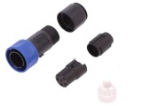 Conector circular BULGIN mufă mamă 6 pini UL94V-0 fără contacte
