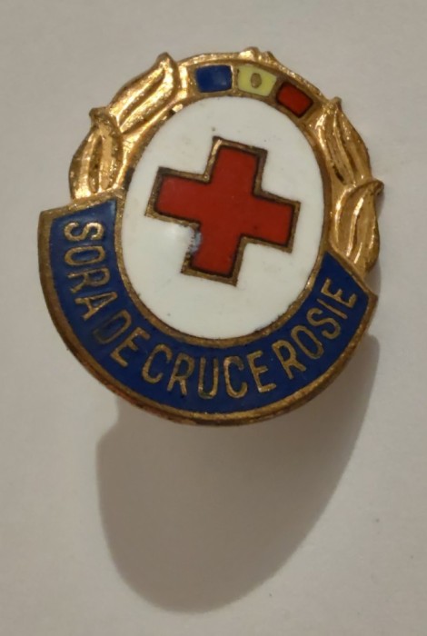 Insigna - Sora de Cruce Rosie RSR