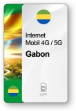 eSIM Internet Gabon, valabil 7 zile, trafic Nelimitat, Standard