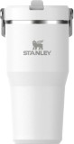 Termos Stanley IceFlow Flip Straw Tumbler 2.0, 0.6L, Alb, Otel Inoxidabil, Izolat, Bauturi Reci/Calde, Camping, Sport
