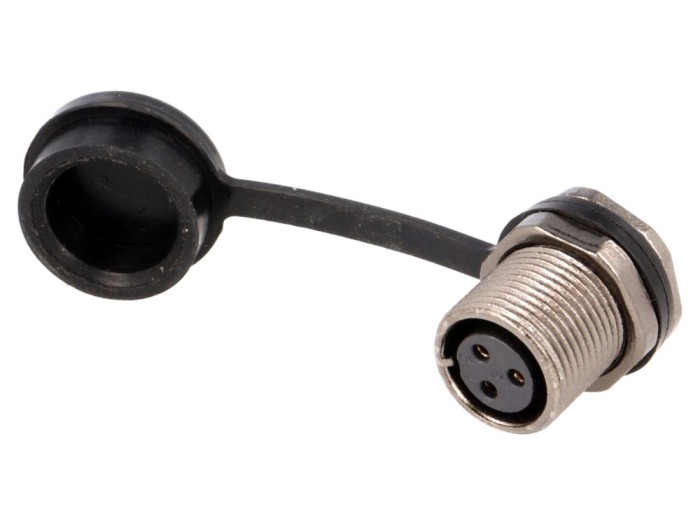 Conector soclu mamă 3 pini IP67