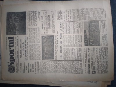 ZIARUL SPORTUL 9 MARTIE 1984 foto
