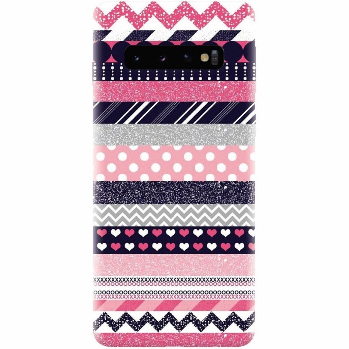 Husa silicon pentru Samsung Galaxy S10 Plus, Love Pattern