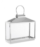 Cumpara ieftin Set 2 felinare otel argintiu Nilak 40.5x14.5x39 cm
