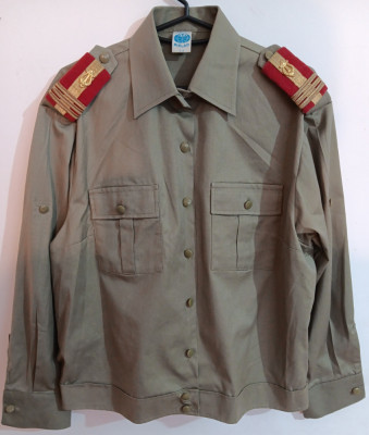 M1 K 1 - Camasa militara de colectie - culoare kaki - ofiter foto