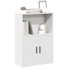 VidaXL Bibliotecă, alb, 60x24x85 cm, lemn prelucrat 860409
