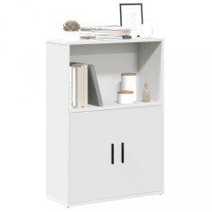 vidaXL Bibliotecă, alb, 60x24x85 cm, lemn prelucrat