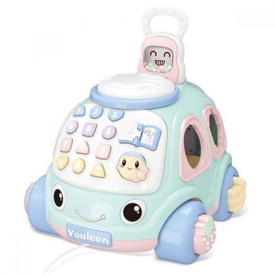 Masinuta educativa cu telefon, forme, toba pentru bebe foto