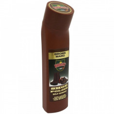 Crema de pantofi lichida Bright, maro, 75 ml foto