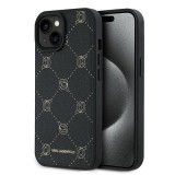 Husa MagSafe pentru Apple iPhone 15 Plus, Karl Lagerfeld, Karl&#039;s Head, Neagra