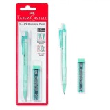 Set Creion Mecanic, Faber-Castell, ECON, 0.7mm, Turcoaz, 2 Bucăți