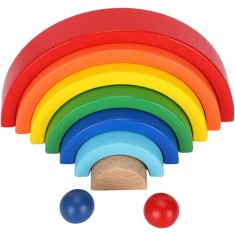 Jucărie educativă Curcubeu Modular