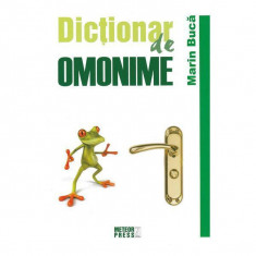 Dicționar de omonime - Paperback brosat - Marin Bucă - Meteor Press