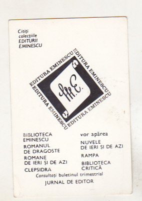 bnk cld Calendar de buzunar 1971 Editura Eminescu foto