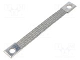 Trese bandă de &icirc;mpăm&acirc;ntare 10mm2 &Oslash;1: 9mm &Oslash;2: 9mm 90A L: 0,13m
