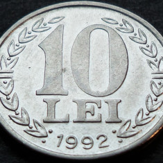 Moneda 10 LEI - ROMANIA, anul 1992 * cod 4519 = excelenta!