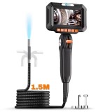 Cumpara ieftin Camera Inspectie Auto Industriala iUni VSP43-D, Rotativa la 180&deg;, Control Joystick, Ecran IPS 4.3&quot;, Lungime Cablu 1.5M, 1080P, 8 LED-uri ajustabile, L