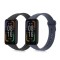 Set 2 Curele pentru Xiaomi Redmi Smart Band Pro, Kwmobile, Negru/Albastru, Silicon, 57425.01