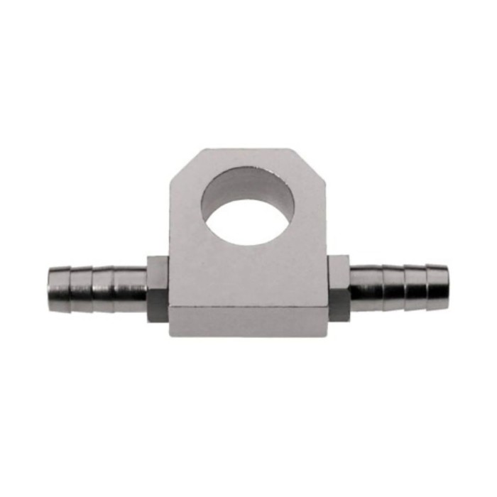 Hahnk&uuml;hlplatte f&uuml;r Begleitk&uuml;hlung - Messing vernickelt - NW 10mm gerade