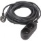 Prelungitor alimentare PVC negru 10m 16A
