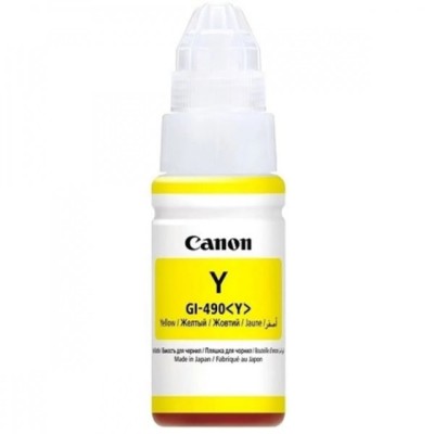 Cartus rezerva cerneala Canon GI-490Y Yellow 70ml foto