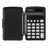 Calculator de buzunar cu 8 cifre, negru, cu panou solar, 6x10x1 cm, CMCLASS