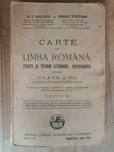 Carte de limba romana pentru clasa a IV-a- Scarlat Struteanu foto