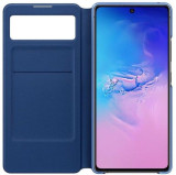 Husa Flip Cover Samsung EF-EG770PBEGEU Wallet pentru Samsung Galaxy S10 Lite (Negru)