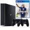 Consola Sony PlayStation 4 PRO PS4 1TB + 2 Controllere + FIFA 23 Second-Hand SH