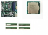 KIT Placa de baza SuperMicro X11SAE-M, Intel Xeon e3-1270V6(i7 4C 8T), 16gb