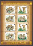 Cumpara ieftin DB1 Fauna Africana WWF Jaguar Azebaidjan MS MNH, Nestampilat