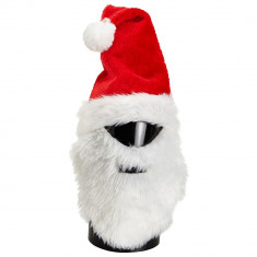 Cauti Masca Mos Craciun cu caciula,barba,mustata sprancene Santa Claus  Masks with hat? Vezi oferta pe Okazii.ro