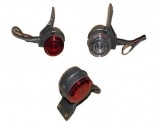 Lampa Gabarit Auto 12-36V, Brat 113mm, 2 Functii Rosu/Alb, TD06-68-001, Prindere Laterala, Cablu 50cm