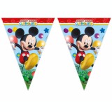 Ghirlanda petrecere din 9 stegulete model Mickey Mouse 2.3M