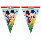 Ghirlanda petrecere din 9 stegulete model Mickey Mouse 2.3M