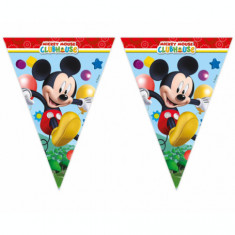 Ghirlanda petrecere din 9 stegulete model Mickey Mouse 2.3M