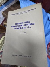 Instructiuni tehnice privind utilizarea ferastraului cu benzina Stihl - B. L. - Ministerul Agriculturii si Silviculturii