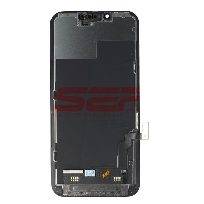LCD+Touchscreen cu Rama Apple iPhone 13 BLACK SERVICE PACK foto
