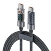 Cablu Usb C de Incarcare cu Display Digital Fast Charger 120W PD 1M