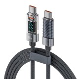 Cablu Usb C de Incarcare cu Display Digital Fast Charger 120W PD 1M