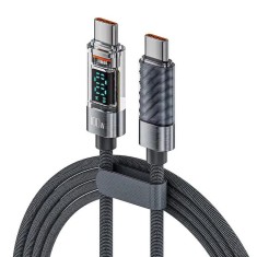 Cablu Usb C de Incarcare cu Display Digital Fast Charger 120W PD 1M