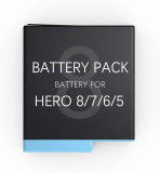 Baterie reincarcabila compatibil cu GoPro Hero 8 Hero 7 Hero 6 Hero 5, 1220 mAh