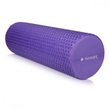 Rola Masaj Pilates Navaris, 45 x 15 cm, Spuma EVA, Mov